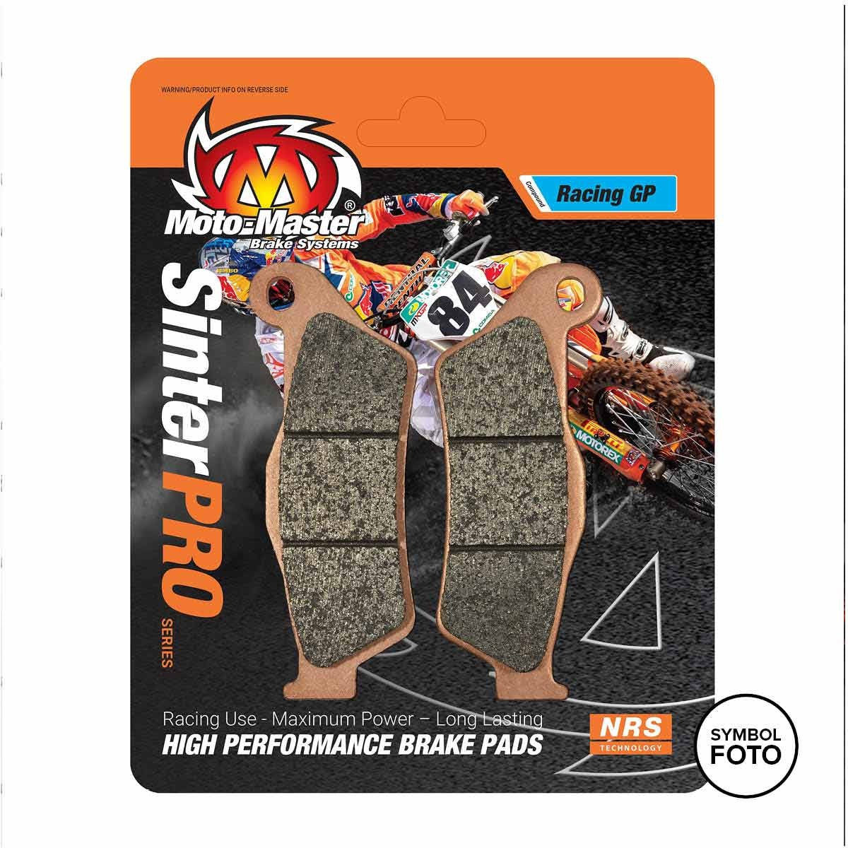 MOTO-MASTER SinterPRO Bremsbelag Racing GP für Yamaha, Fantic vorne - XE, XEF, XX, WR-F, YZ, YZ-F 2007-2022
