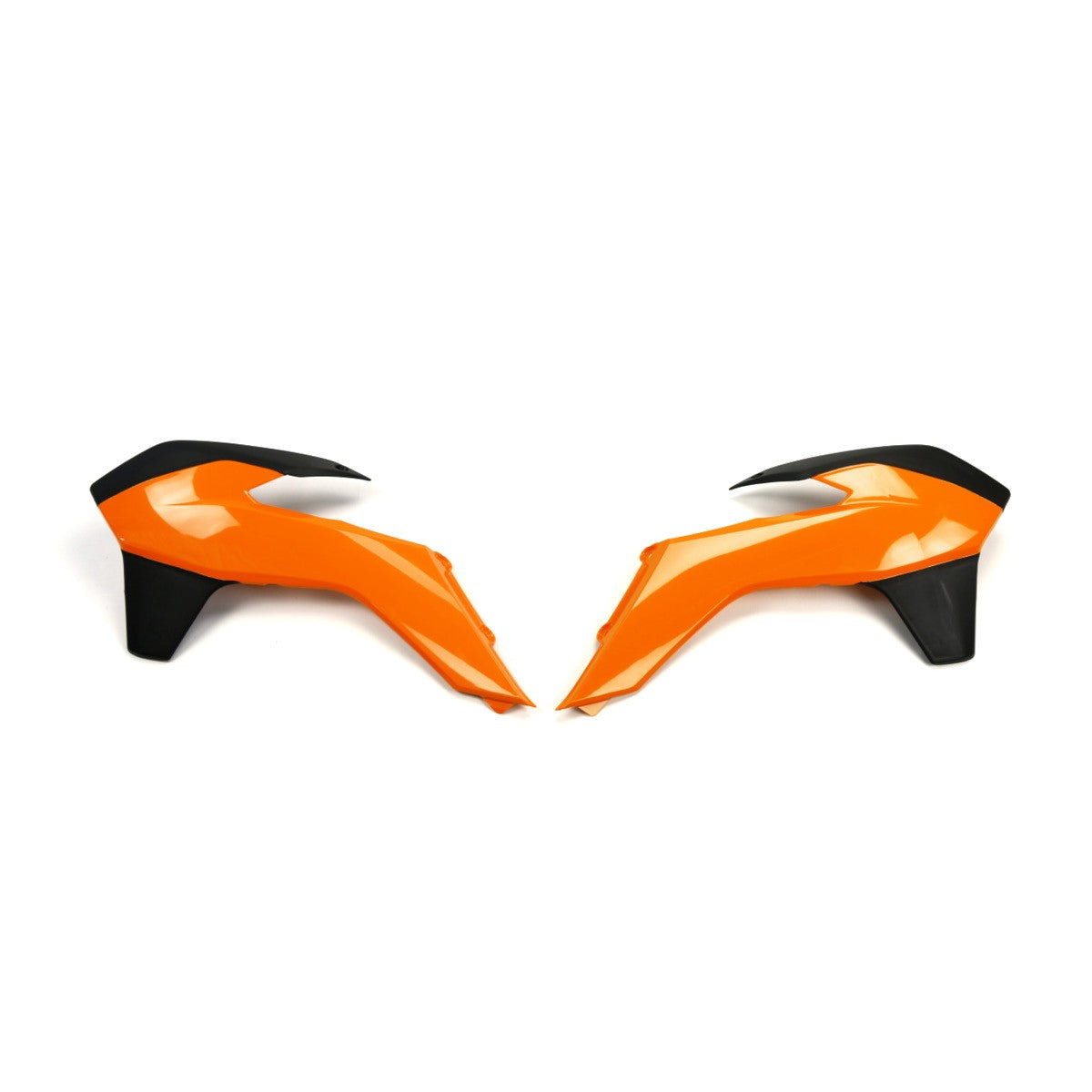 UFO Kühlerspoiler für KTM (EXC, EXC-F) in Orange-Schwarz