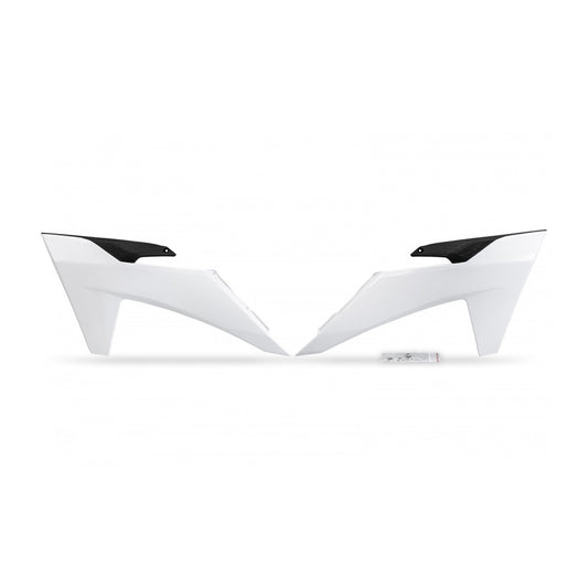 UFO Kühlerspoiler für KTM (EXC TBI, EXC-F) in Weiß