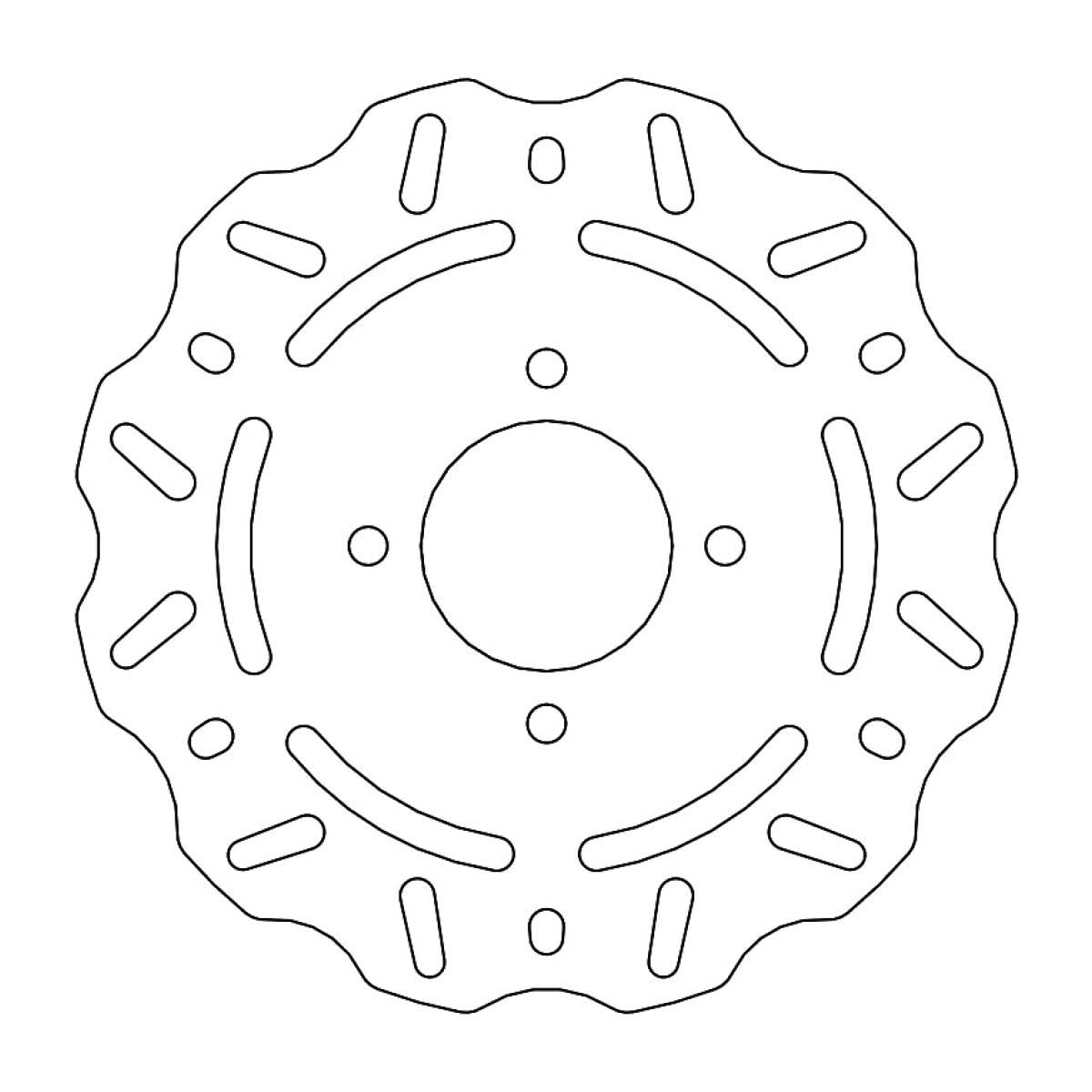 MOTO-MASTER Nitro Trial Brake Disc 160mm Rear - EVO 125-300 2009-2009