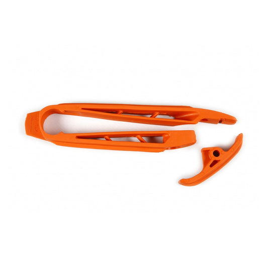 UFO Schwingarm-Kettengleiter für KTM (EXC, EXC-F) in Orange