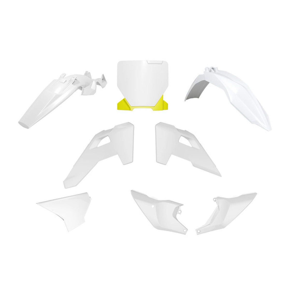 RTECH PLASTIKKIT für HUSQVARNA (TC 85) in Weiß-Gelb