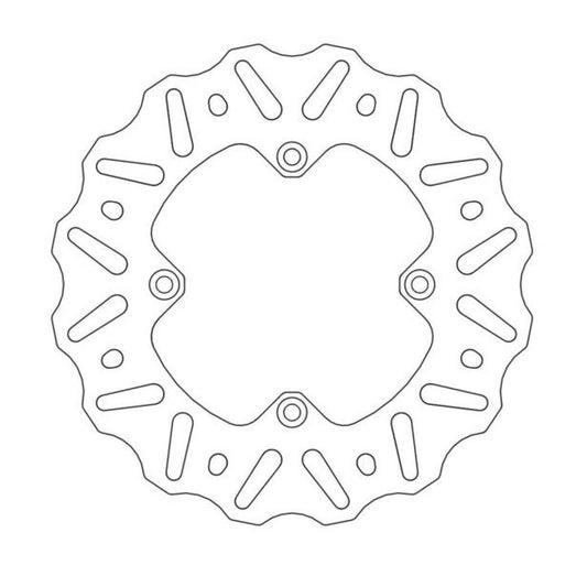 MOTO-MASTER Nitro Bremsscheibe für YAMAHA 190mm hinten - YZ 65, YZ 80, YZ 85 1993-2018