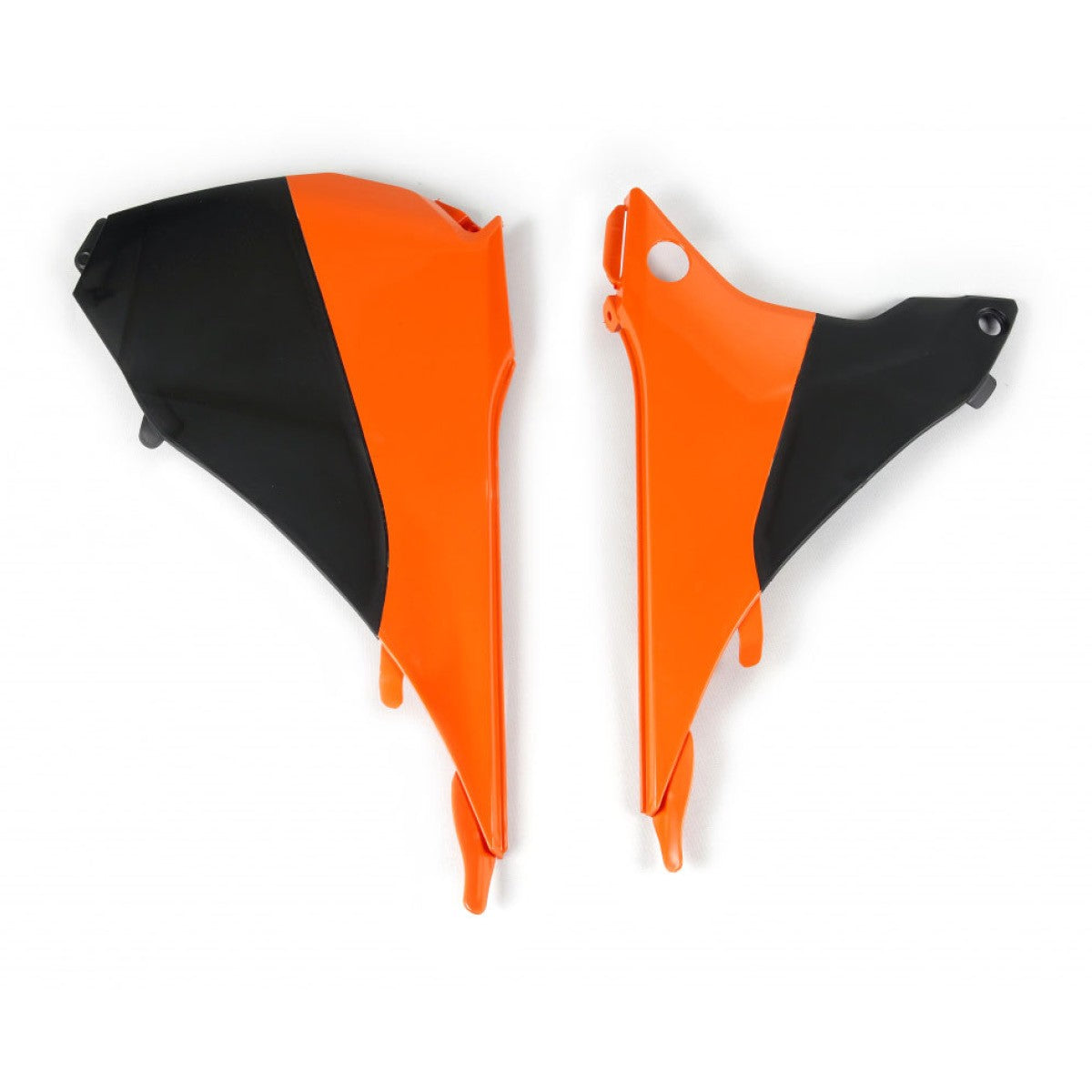 UFO Airboxcover für KTM (EXC, EXC-F) in Orange-Schwarz