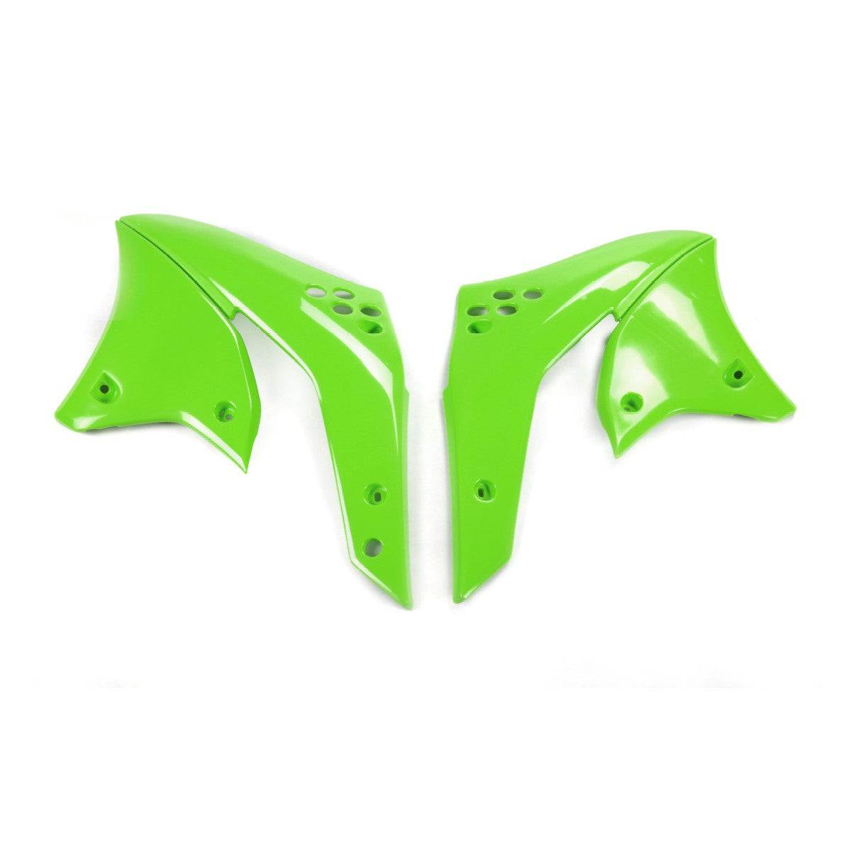 UFO Kühlerspoiler für KAWASAKI (KX-F) in Grün