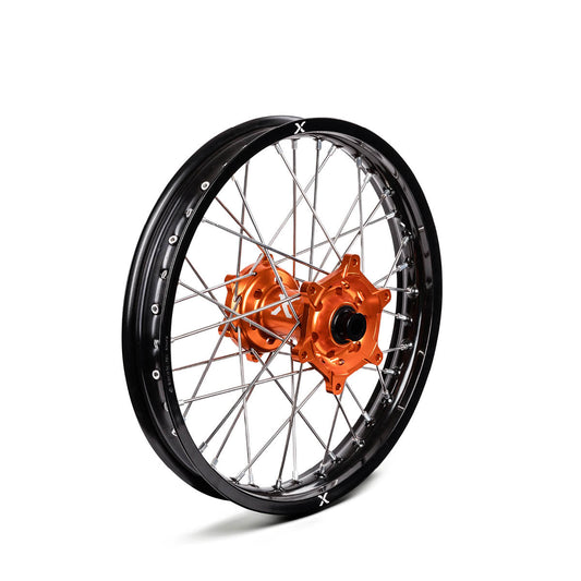 X-GRIP Einzelfelge V2 – 19'' x 2,15'' hinten – schwarz-orange