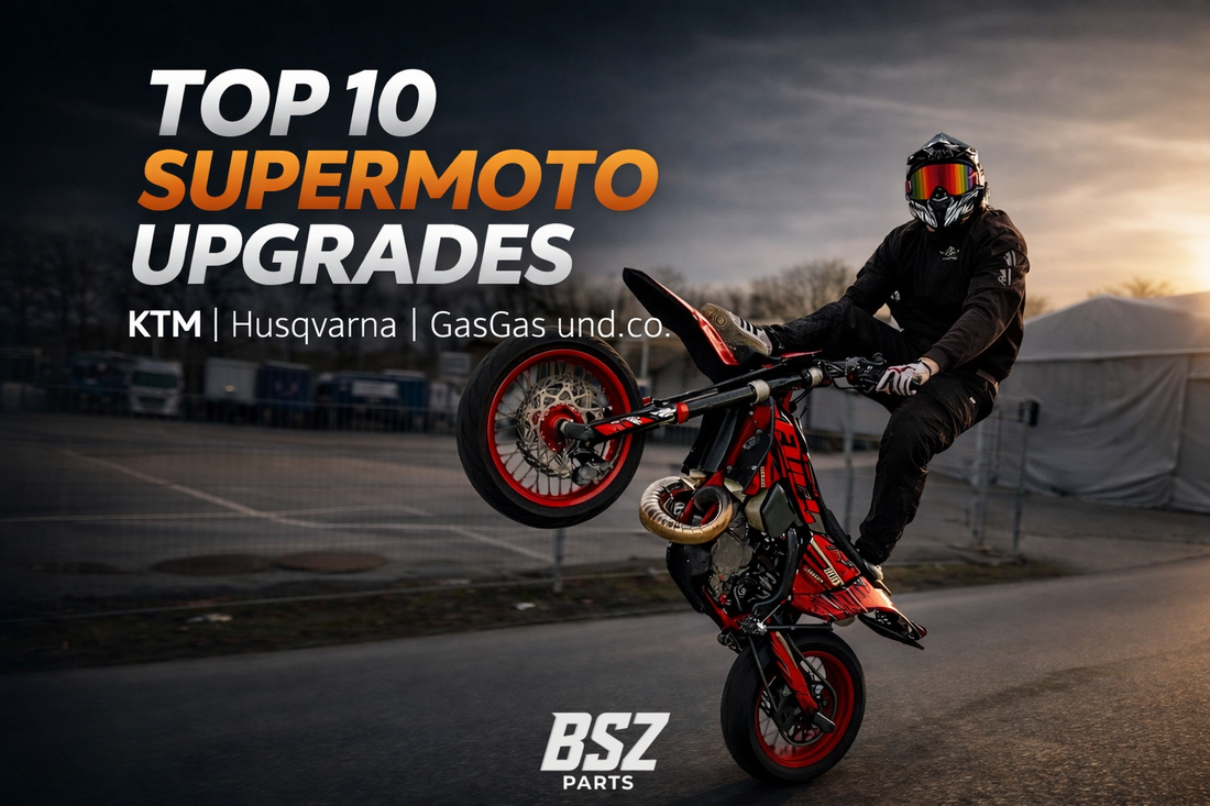 Top 10 Supermoto-Upgrades für KTM, Husqvarna & GasGas – 2026 Upgrade Guide