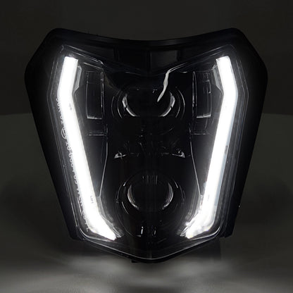 KTM EXC, SMC R, LED Scheinwerfer mit E-Nummer