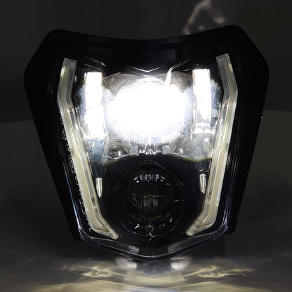 KTM EXC, SMC R, LED Scheinwerfer mit E-Nummer