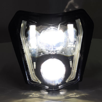 KTM EXC, SMC R, LED Scheinwerfer mit E-Nummer