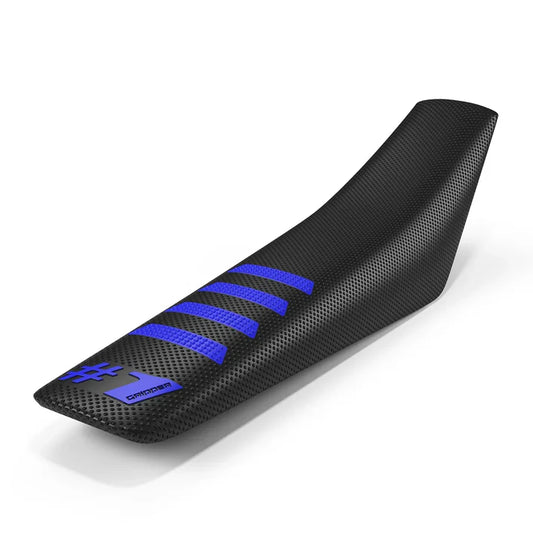 Onegripper-seat-cover-ribbed-black-blue