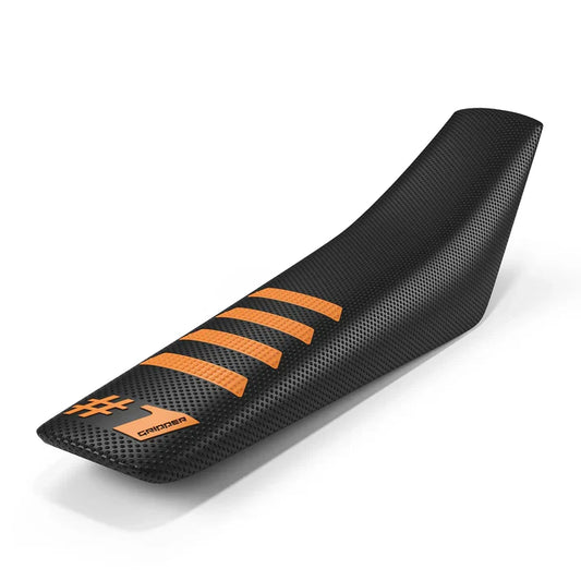 Onegripper-seat-cover-ribbed-black-orange