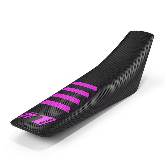 Onegripper-seat-cover-ribbed-black-pink