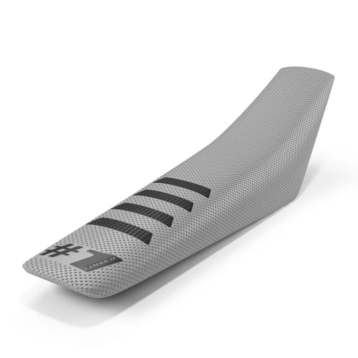 Onegripper Sitzbankbezug Supermoto-Hellgrau-Schwarz