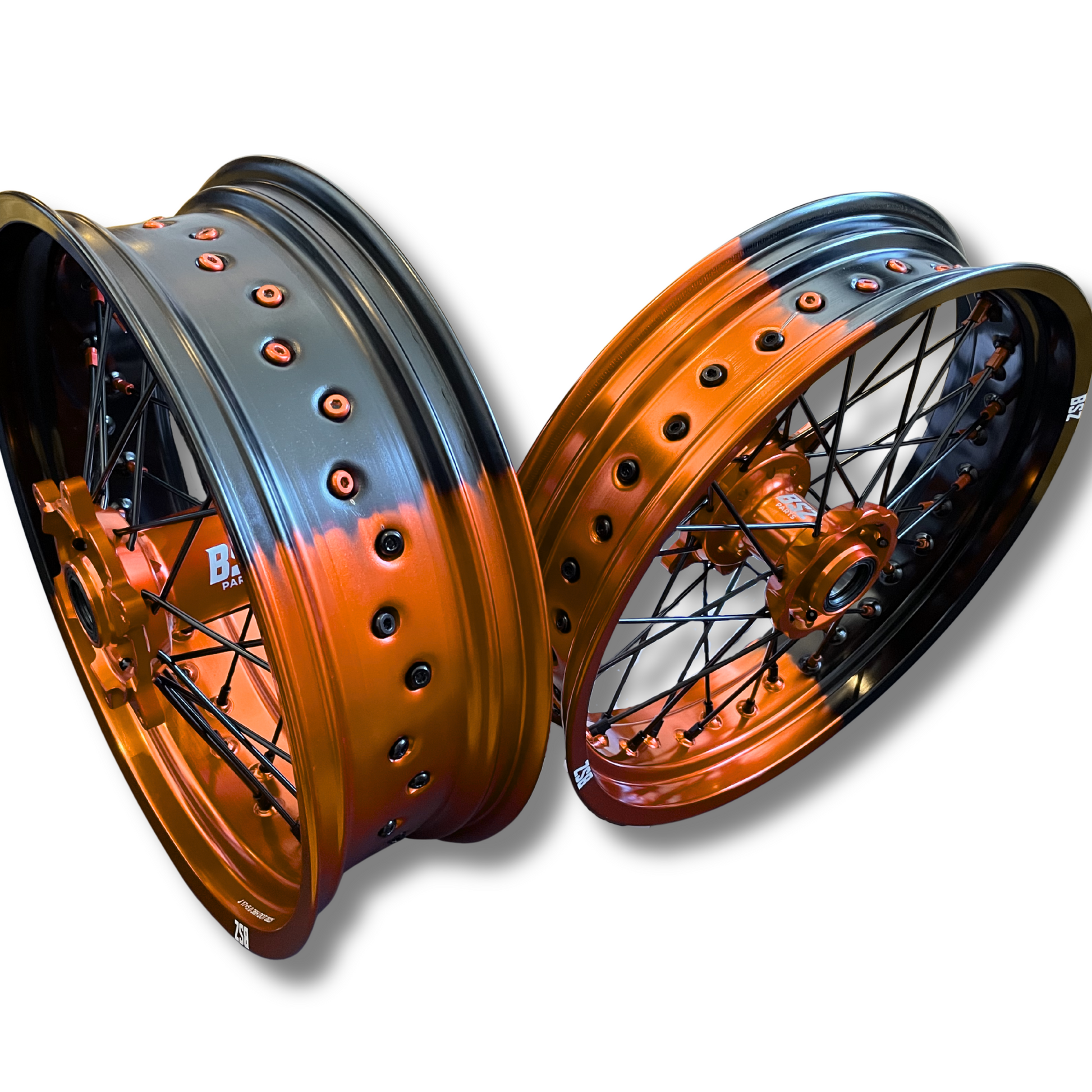 Supermoto Felgen für GasGas EC - Orange - BSZ Parts 