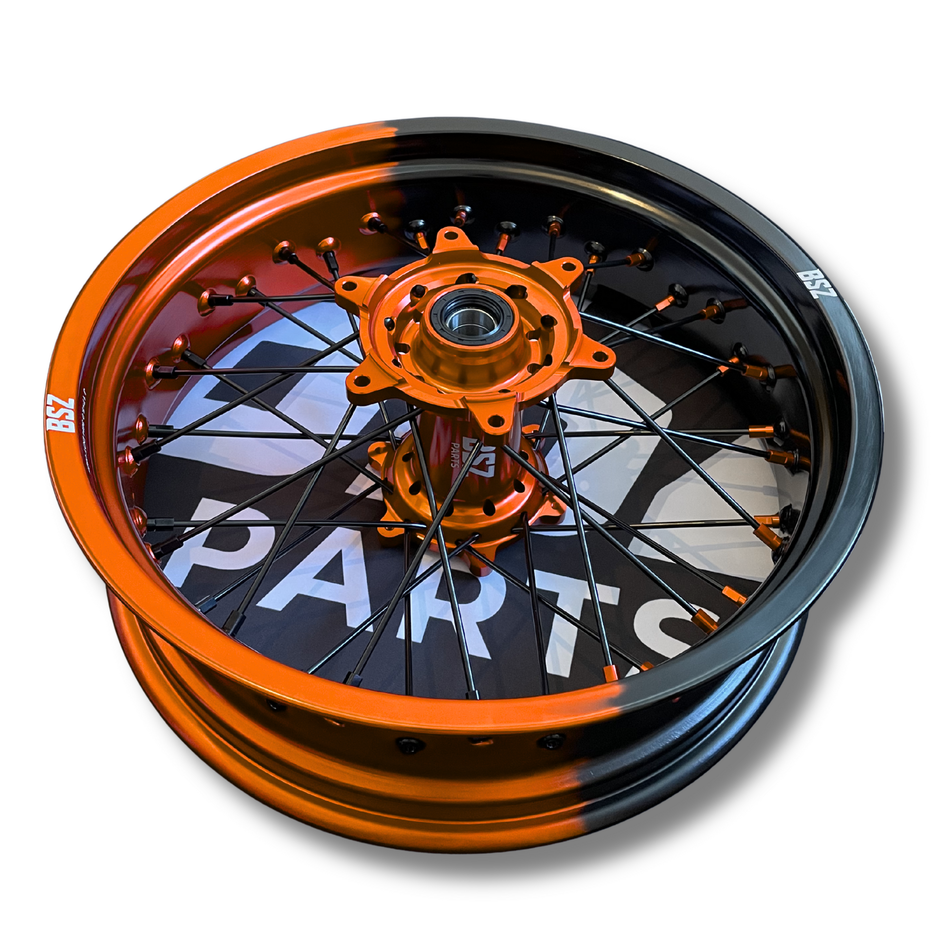 Supermoto Felgen für GasGas MCF/MC/XC - Orange - BSZ Parts 