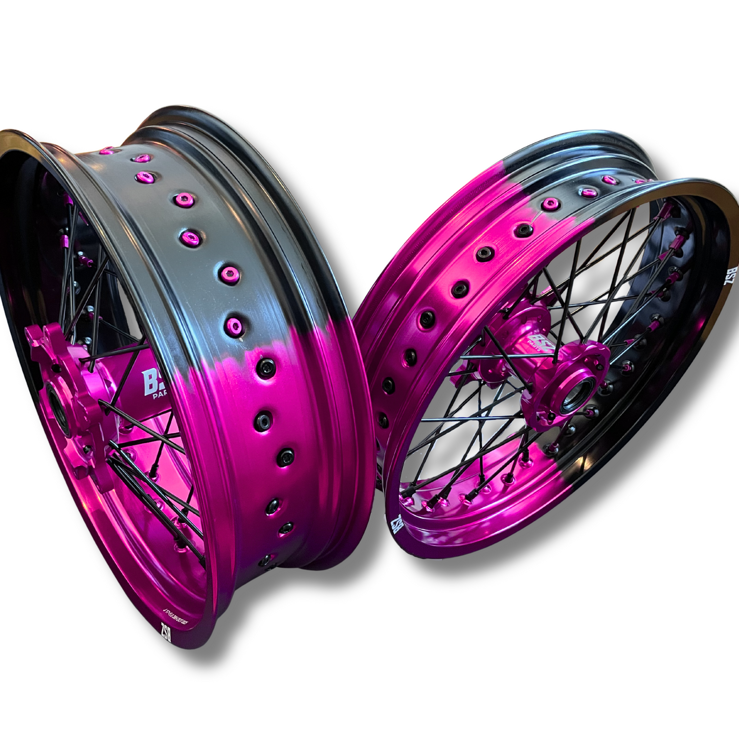 Supermoto Felgen für KTM - Pink - BSZ Parts
