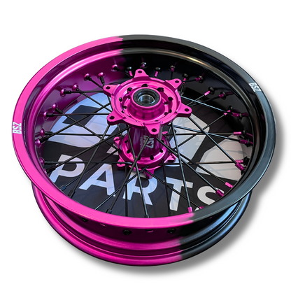 Supermoto Felgen für KTM EXC - Pink - BSZ Parts