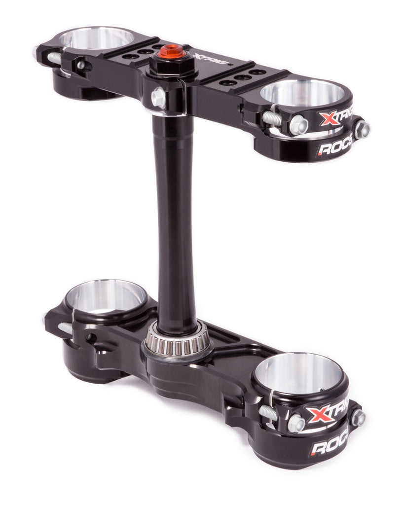 XTRIG Gabelbrücke ROCS PRO für KTM, HQV, GASGAS Schwarz