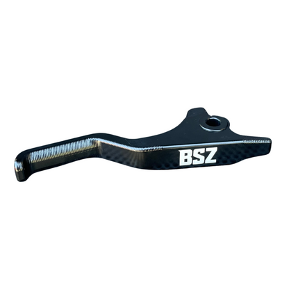 Kurzer CNC-Bremshebel aus Aluminium in Schwarz – passend für Husqvarna, KTM, GasGas und Sherco (Brembo)