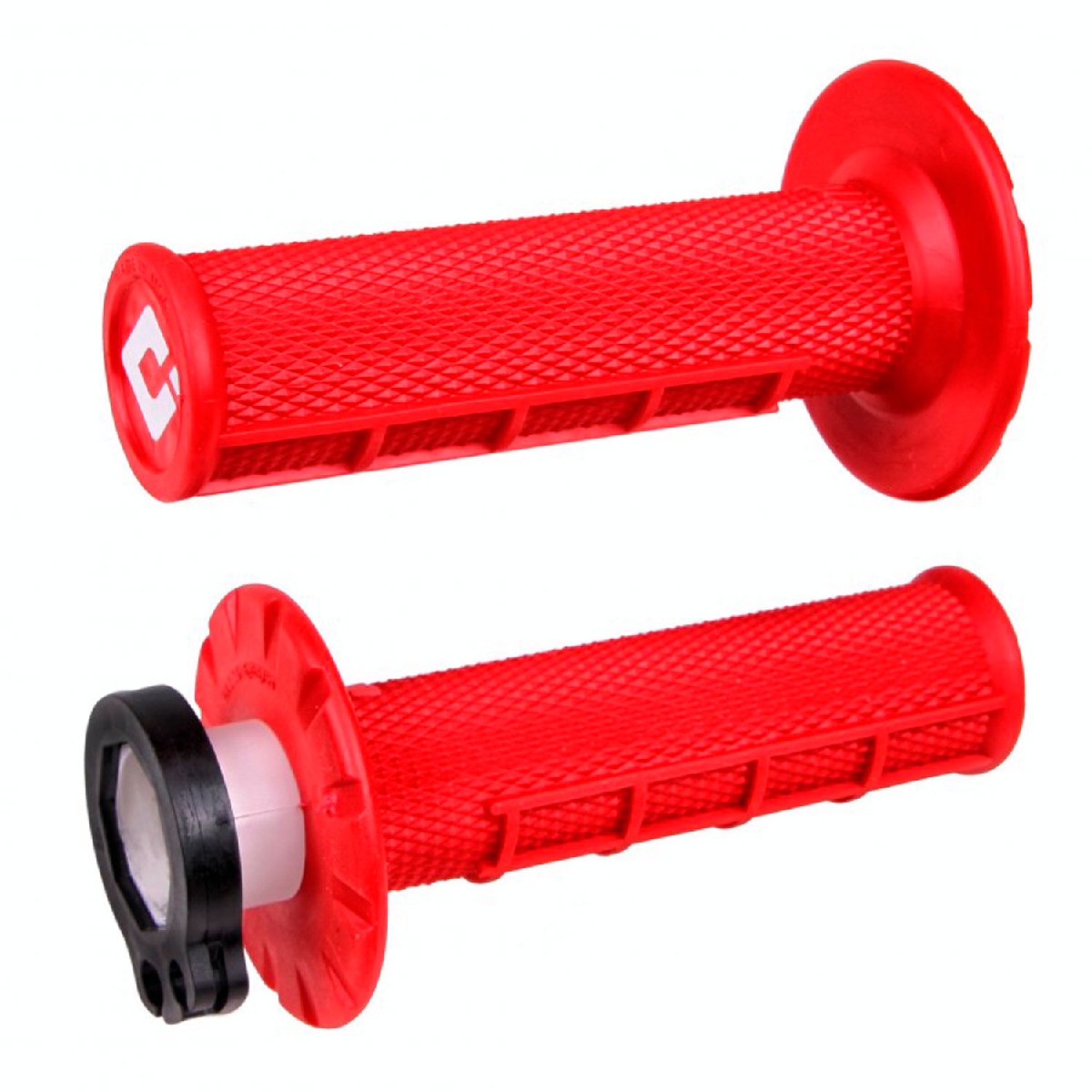 ODI Griffe LOCK ON 2T+4T HALF WAFFLE V2 in Rot