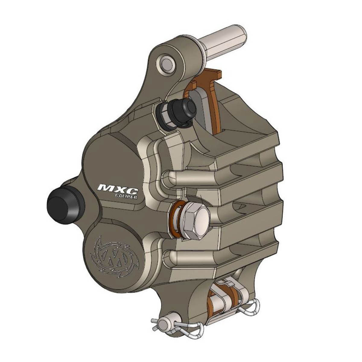 MOTO-MASTER MXC Front Brake Caliper – KTM EXC/SX, Husqvarna FE/TE/TC, GASGAS, Sherco & more (2009–2026)