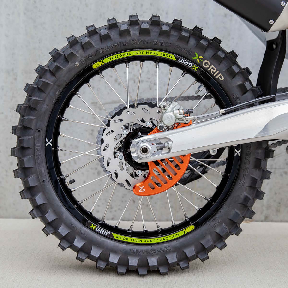 X-GRIP Brake Disc Guard for KTM, HQV, GASGAS - EC, EC-F, MC, MC-F, FC, FE, TC, TE, EXC, TBI, EXC-F, SX, SX-F (2023-2026)