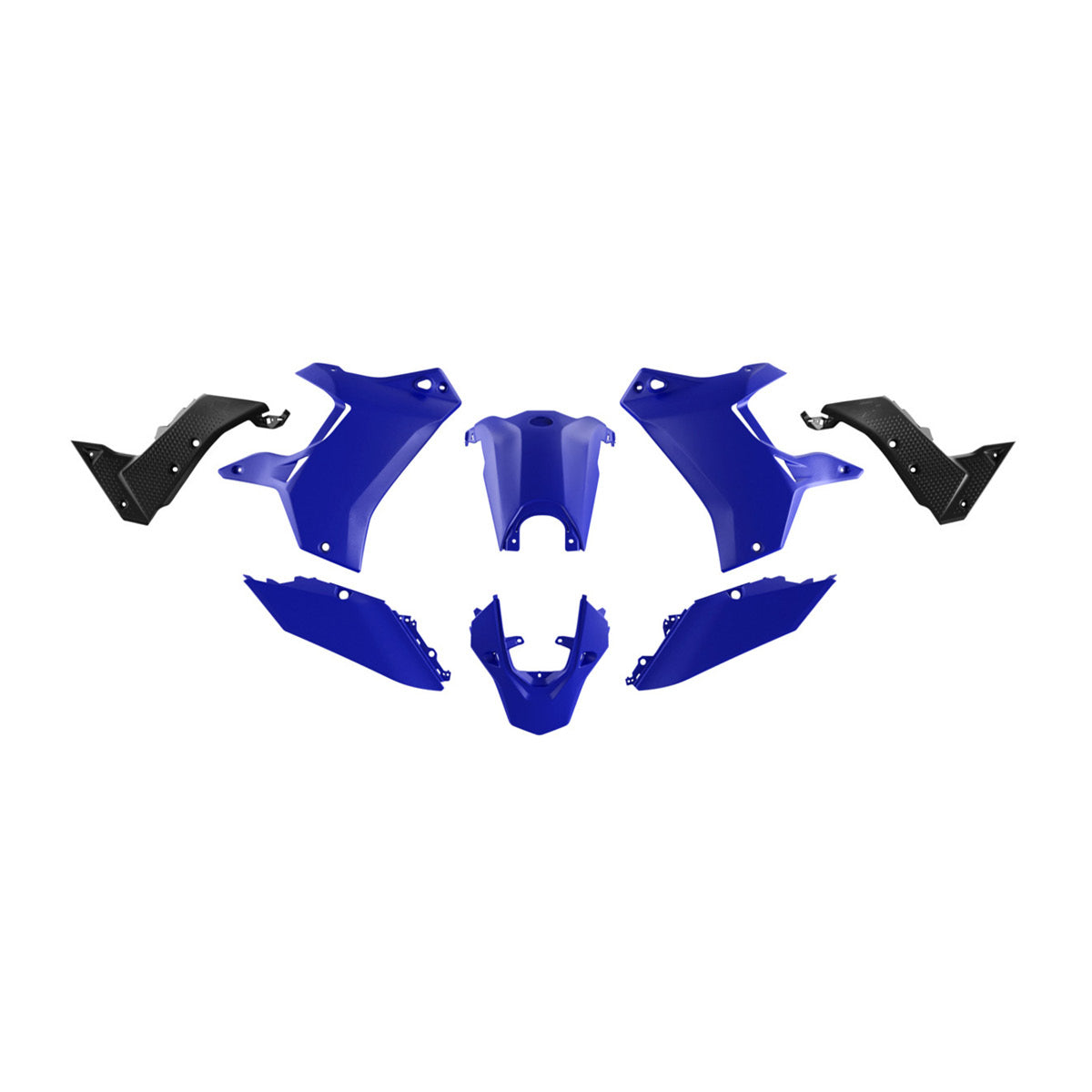 RTECH PLASTIKKIT REVOLUTION für YAMAHA (TENERE) in Blau-Schwarz