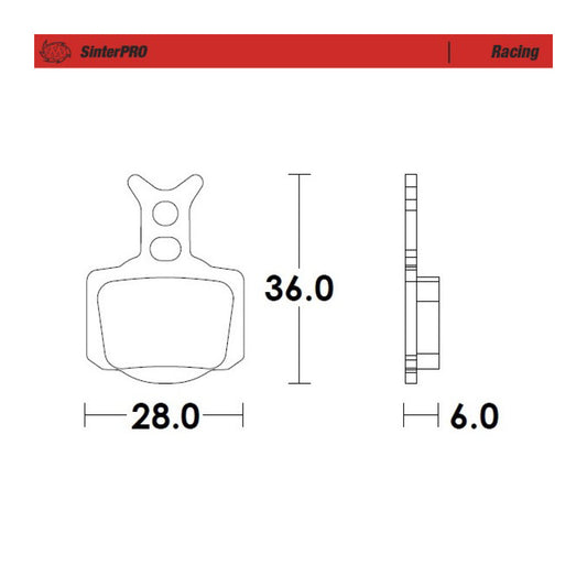 MOTO-MASTER SinterPRO Brake Pad for KTM, Husqvarna, GasGas rear - MC, TC, SX 2024-2026