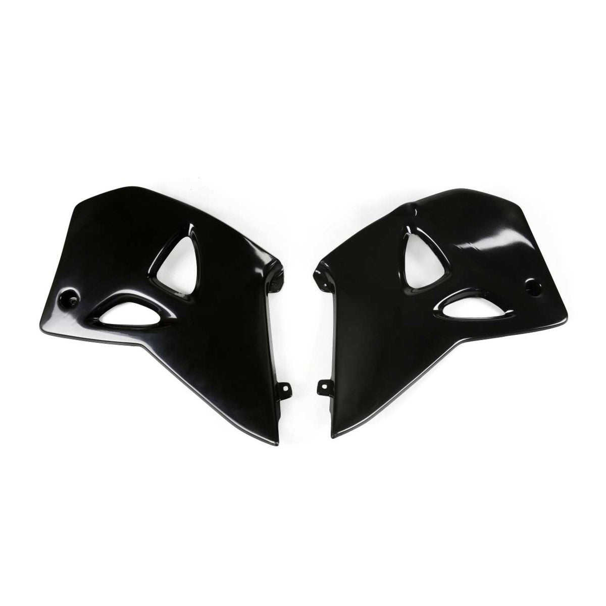 UFO Kühlerspoiler für KTM (EXC-F, SX) in Schwarz