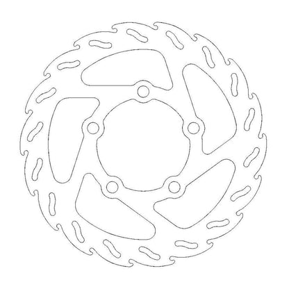 MOTO-MASTER Flame Bremsscheibe für KTM 140mm hinten - SX 50 2002-2002