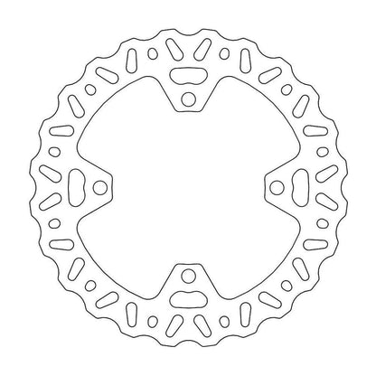 MOTO-MASTER Nitro Brake Disc for KAWASAKI, SUZUKI 240mm Rear - KX 125-250, KXF 250-450, RM-Z 250 2003-2004