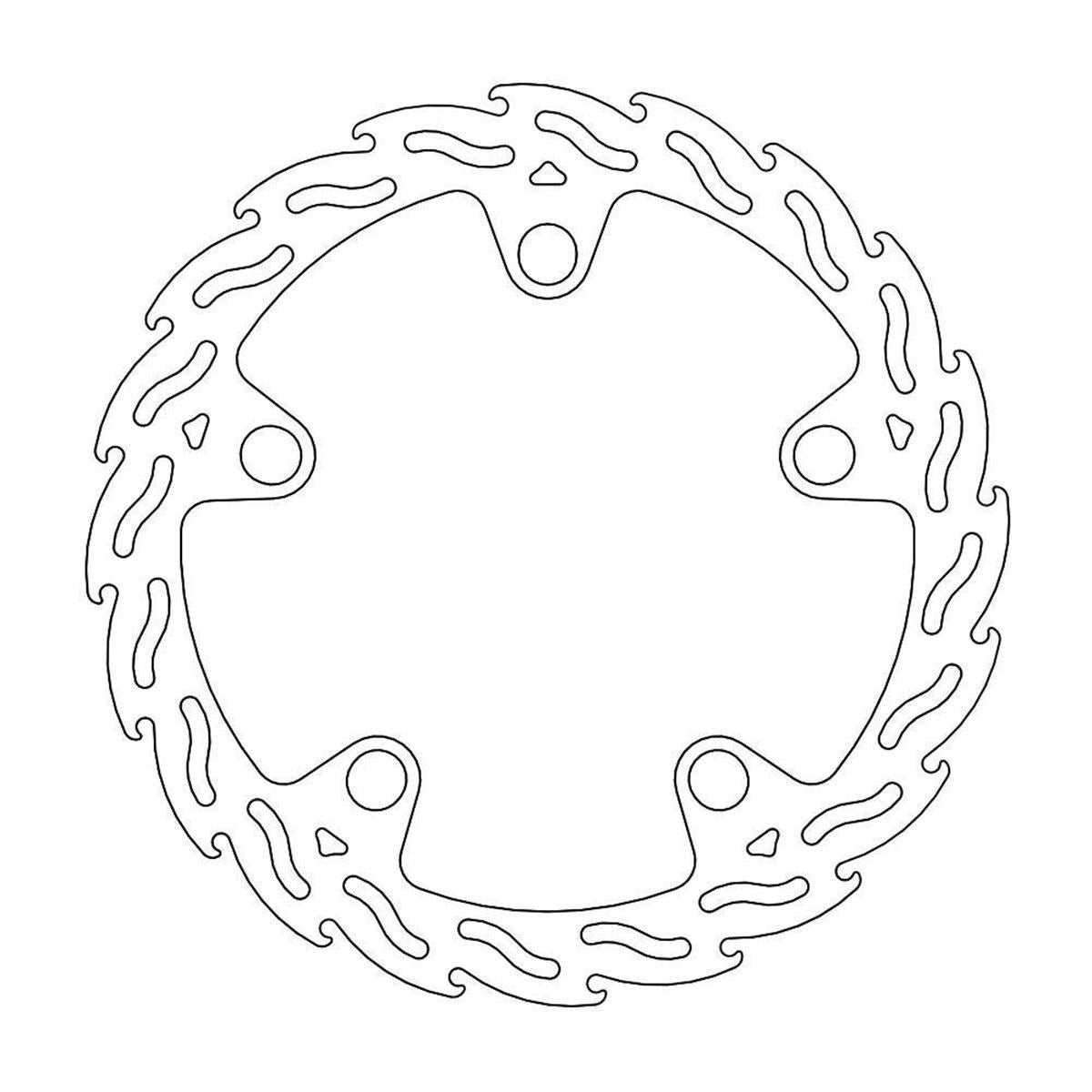 MOTO-MASTER Flame Road Brake Disc for HONDA 310mm front - VFR 1200, GOLDWING 1800 2012-2014