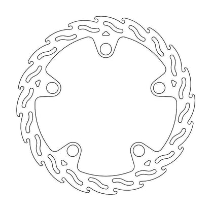 MOTO-MASTER Flame Road Brake Disc for HONDA 310mm front - VFR 1200, GOLDWING 1800 2012-2014
