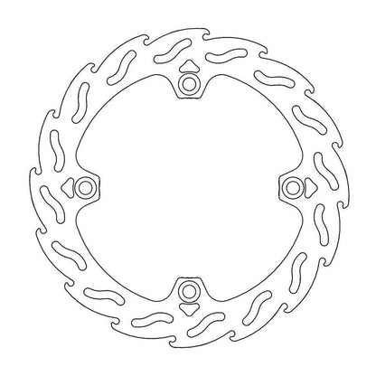 MOTO-MASTER Flame Road Bremsscheibe für HONDA 256mm vorne - NX 650 1988-2000