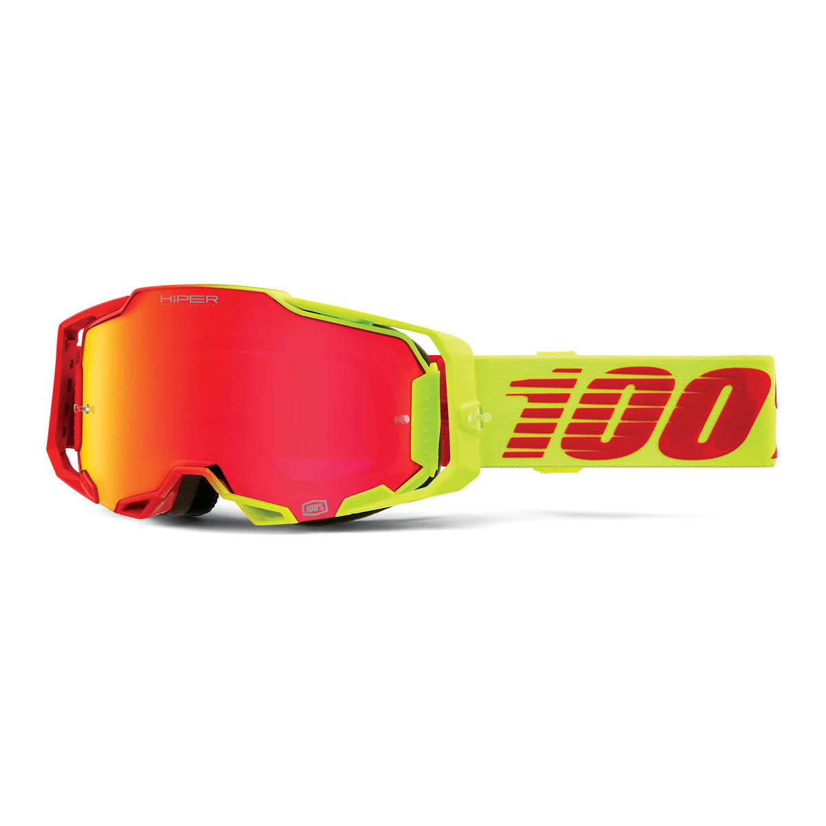 100% Goggles Armega HiPER Solaris - Mirror Red
