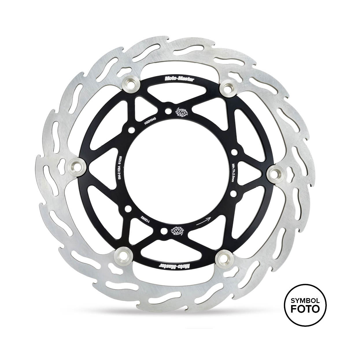 MOTO-MASTER Flame Brake Disc for YAMAHA, FANTIC 270mm front - WRF 250-450, YZ 125-250, YZF 250-450 2008-2021