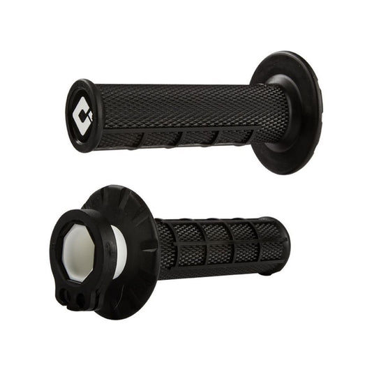 ODI Griffe LOCK ON 2T+4T HALF WAFFLE V2 (RR, RR X-PRO, XE, XEF, EC, EC-F...) in Schwarz
