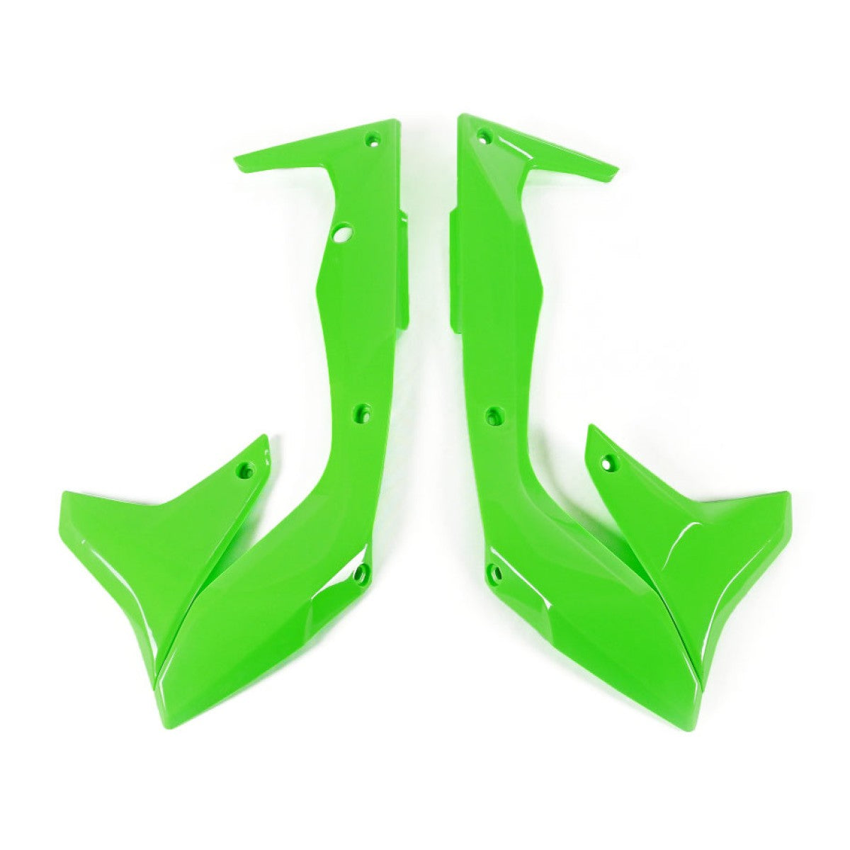 UFO Kühlerspoiler für KAWASAKI (KX-F) in Grün