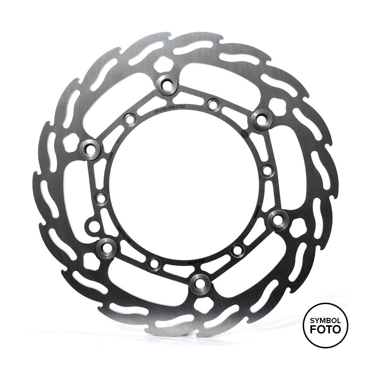 MOTO-MASTER Flame Brake Disc for YAMAHA, FANTIC 260mm front - WRF 250-450, YZ 125-250, YZF 250-450 2008-2021