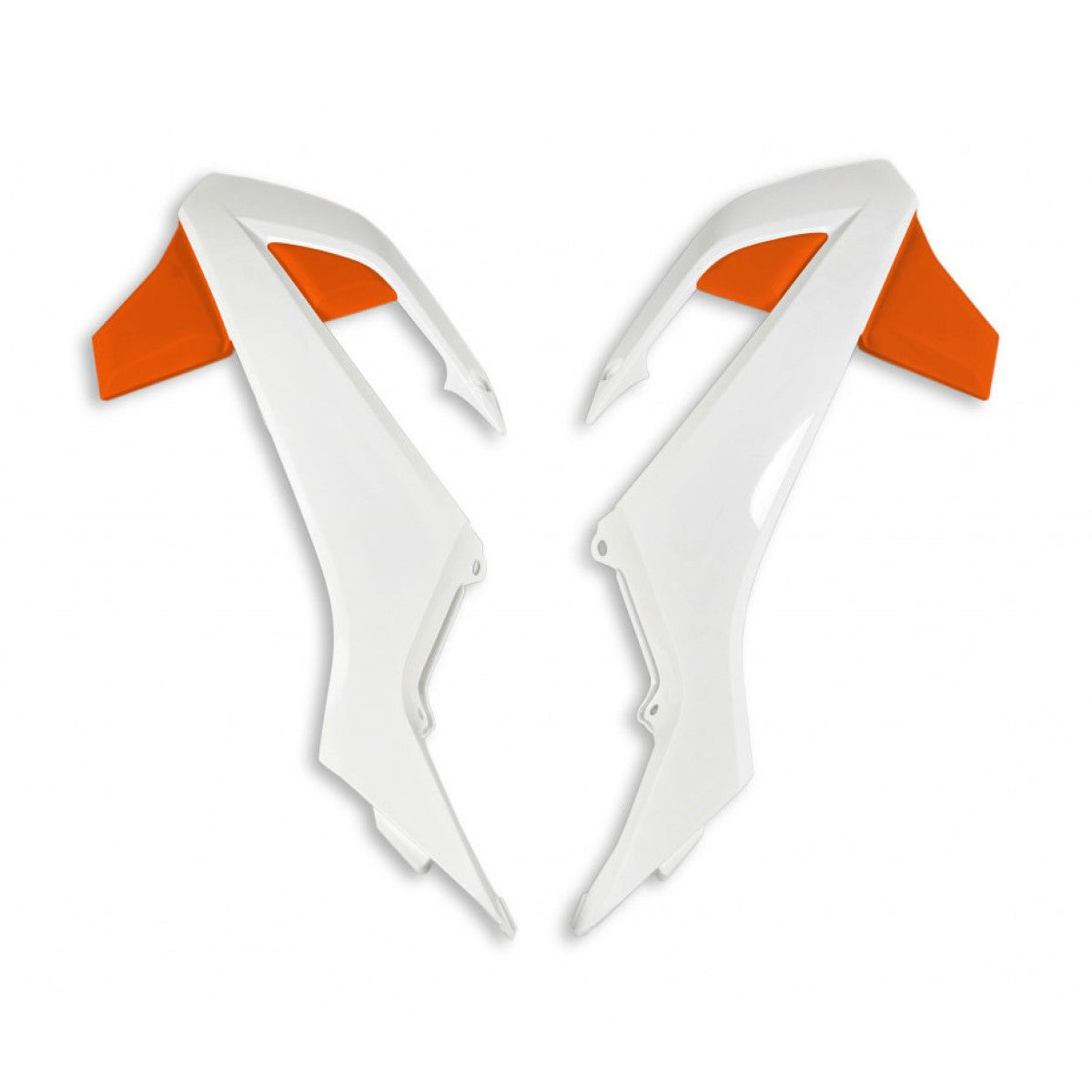 UFO Kühlerspoiler für KTM (SX 65) in Weiß-Orange