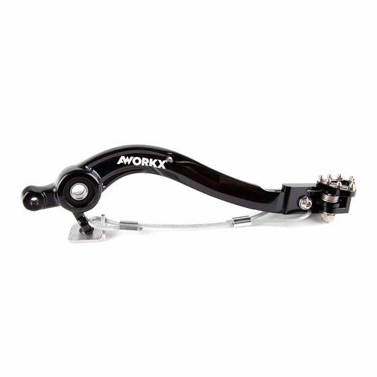 AWORKX Fußbremshebel für KTM, HUSQVARNA, GASGAS EC 250 / EC 300 / EC-F 250 / EC-F 350 / EXC 150 TPI / EXC 250 /  125-500 (2016-2023)