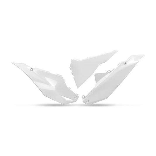 UFO Seitenverkleidung für KAWASAKI (KX-F) in Weiß