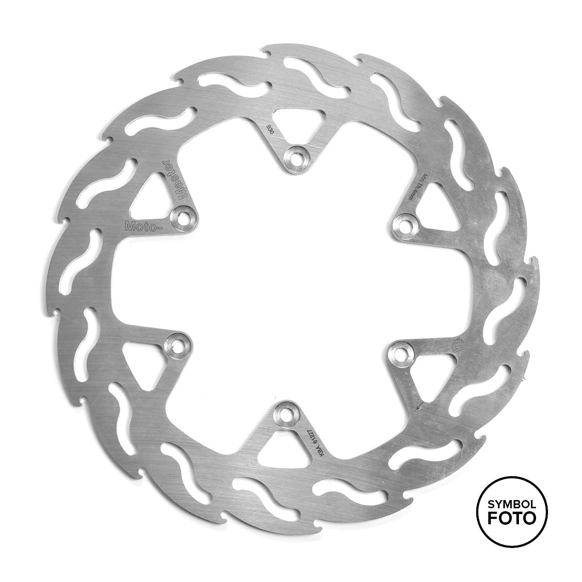 MOTO-MASTER Flame Road Brake Disc for HONDA 256mm Rear - XL 1000 VARADERO 2004-2004