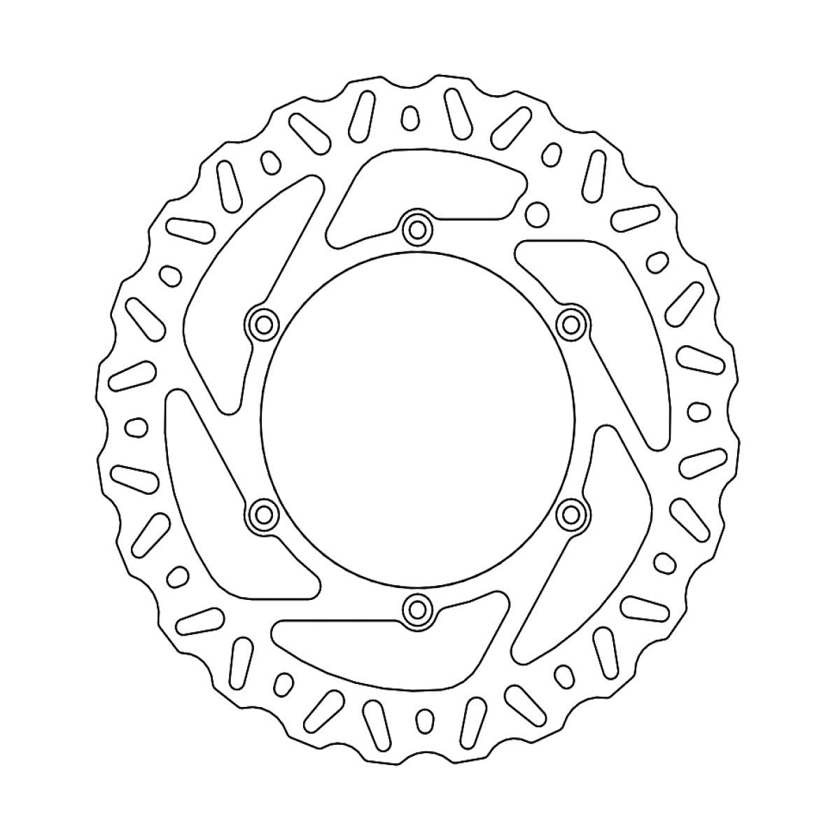 MOTO-MASTER Nitro Brake Disc for BETA 260mm front - RR 125-480, RR X-PRO 125-480, XTRAINER 250-300 2013-2025