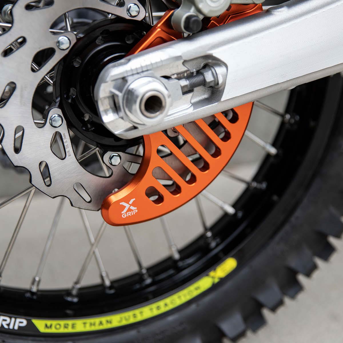 X-GRIP Brake Disc Guard for KTM, HQV, GASGAS - EC, EC-F, MC, MC-F, FC, FE, TC, TE, EXC, TBI, EXC-F, SX, SX-F (2023-2026)