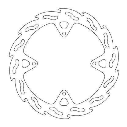 MOTO-MASTER Flame Brake Disc for KTM 230mm Rear - FREERIDE E 2015-2015