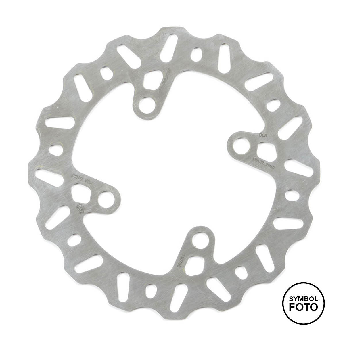 MOTO-MASTER Nitro Trial Brake Disc 160mm Rear - EVO 125-300 2009-2009