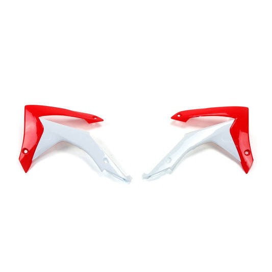 UFO Kühlerspoiler für HONDA (CRF-R) in Rot-Weiß