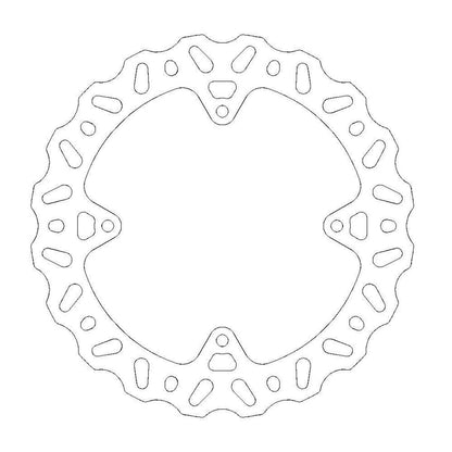 MOTO-MASTER Nitro Brake Disc for KTM, HUSQVARNA 210mm Rear - SX 85, TC 85, FREERIDE 350 2011-2014